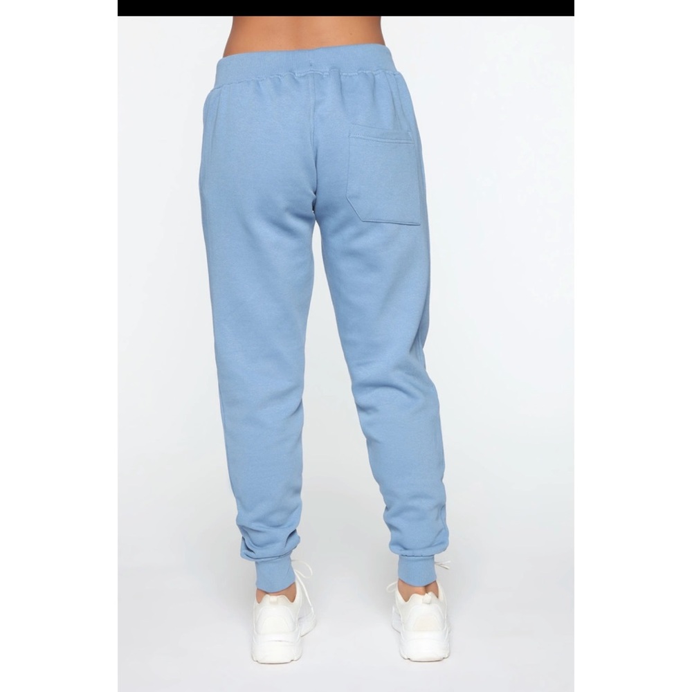 Light blue oversized joggers